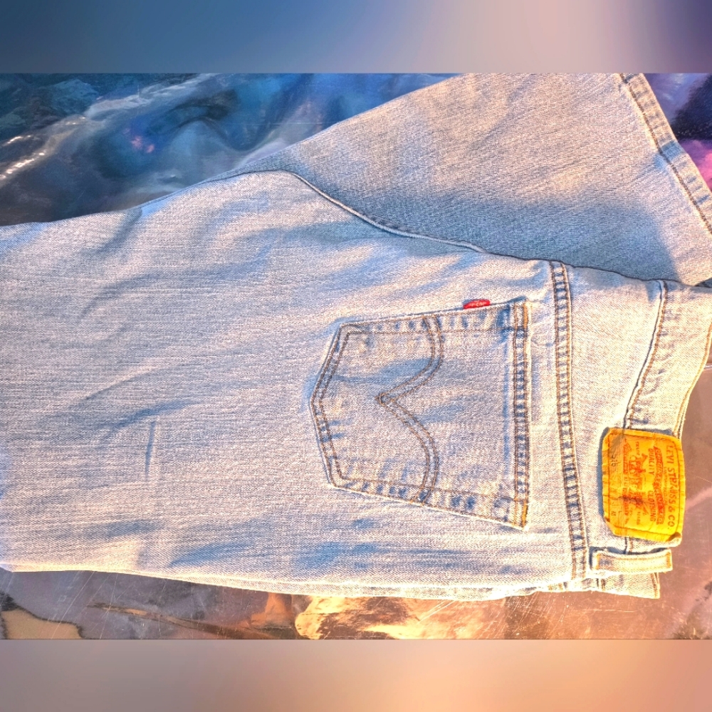 Levi's Classic 505 Light Blue Denim Jeans